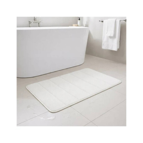 ALFOMBRA DE BAÑO SOFT 45X70CM BLANCO