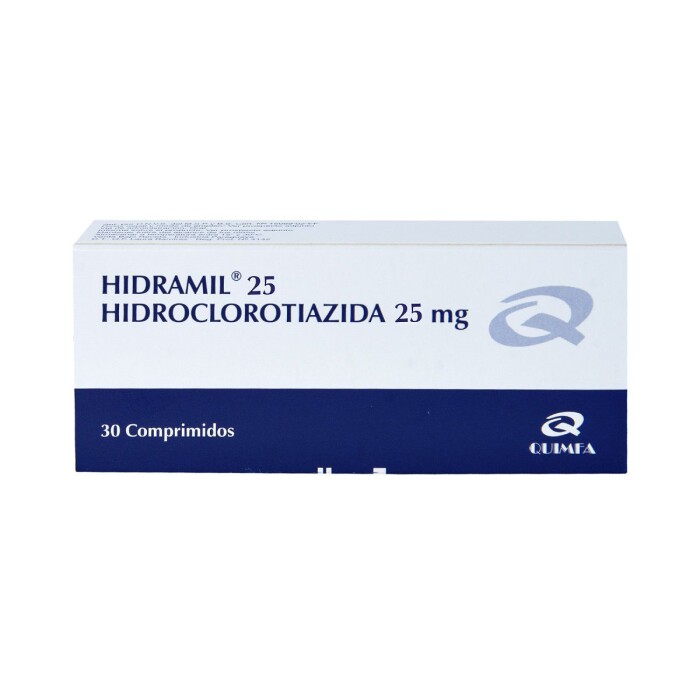 HIDRAMIL 25 MG CJ X 30 COMP. única