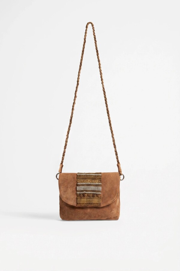 CARTERA SEQUINS Camel