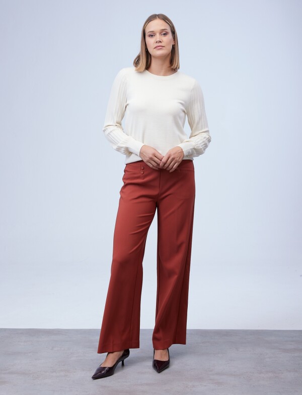 Pantalon Wide Leg TERRACOTA