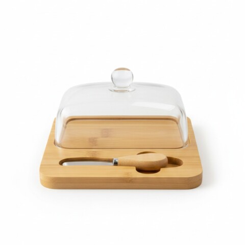 JGO MANTEQUERA C/TAPA Y CUCHILLO 18X18CM Unica