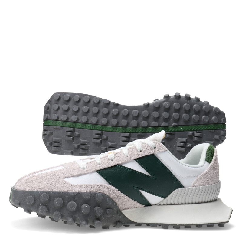 Championes de Mujer New Balance Life Style Combinado Blanco - Gris - Verde