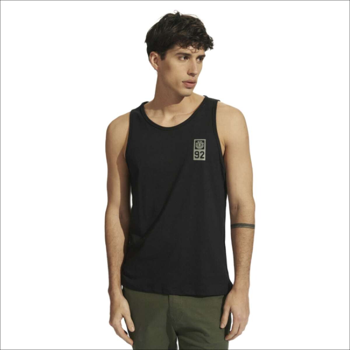 Remera Element Skate Over - Negro 