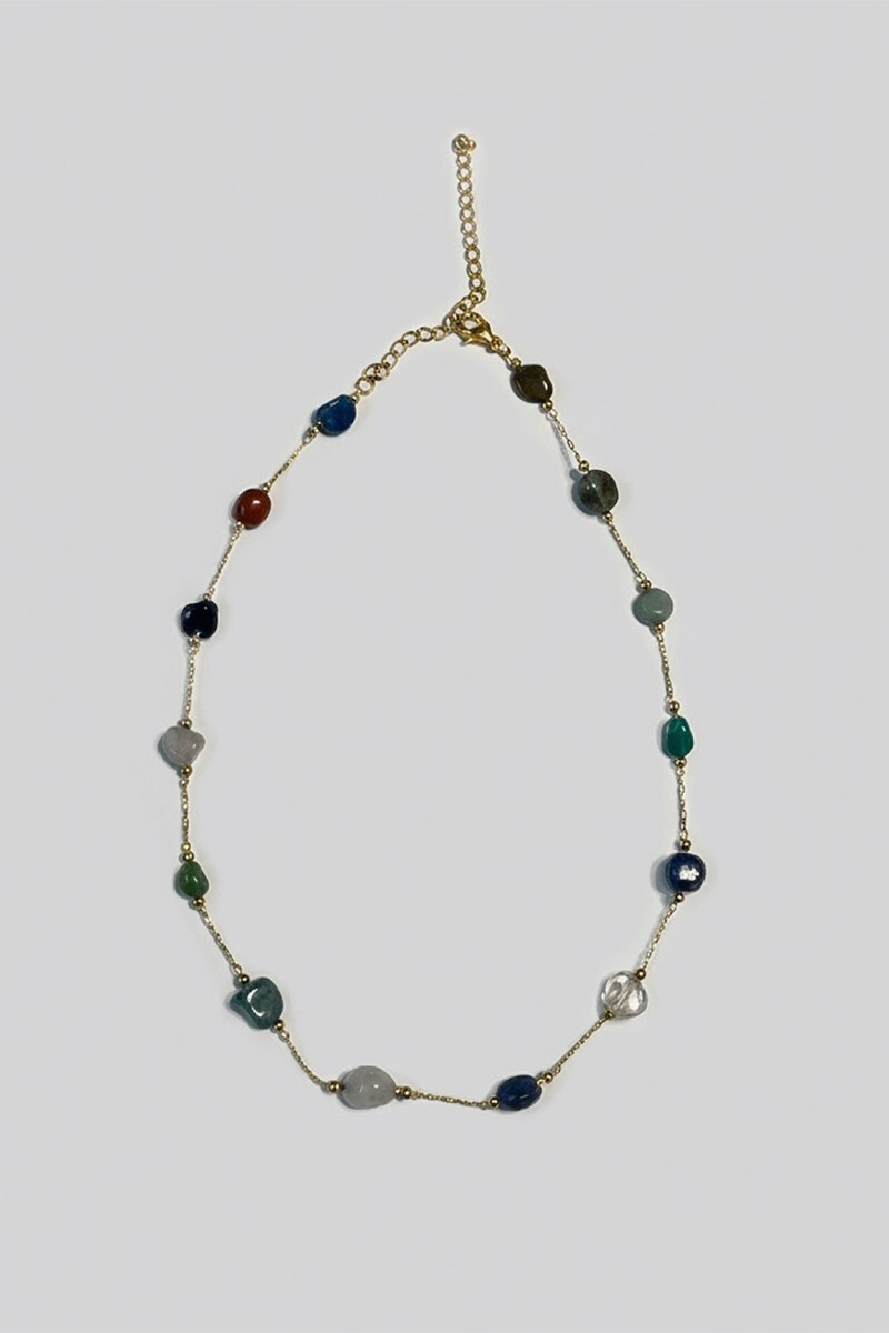 COLGANTE PIEDRAS MULTICOLOR