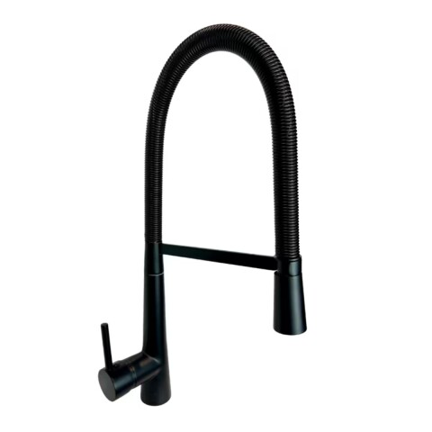 Grifería de cocina Monocomando de mesada Chef Pico móvil Negro Mate Grifería De Cocina Monocomando De Mesada Chef Pico Móvil Negro Mate