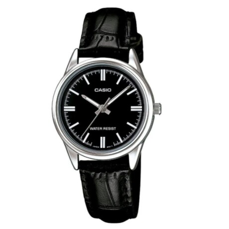 Reloj CASIO LTPV005L-1AUDF en Cuero Negro Esfera 34mm 0