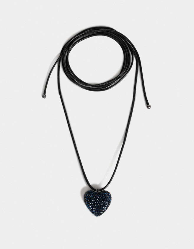 Chokers Con corazón Collar Corto Con Corazón - Plateado Hematite