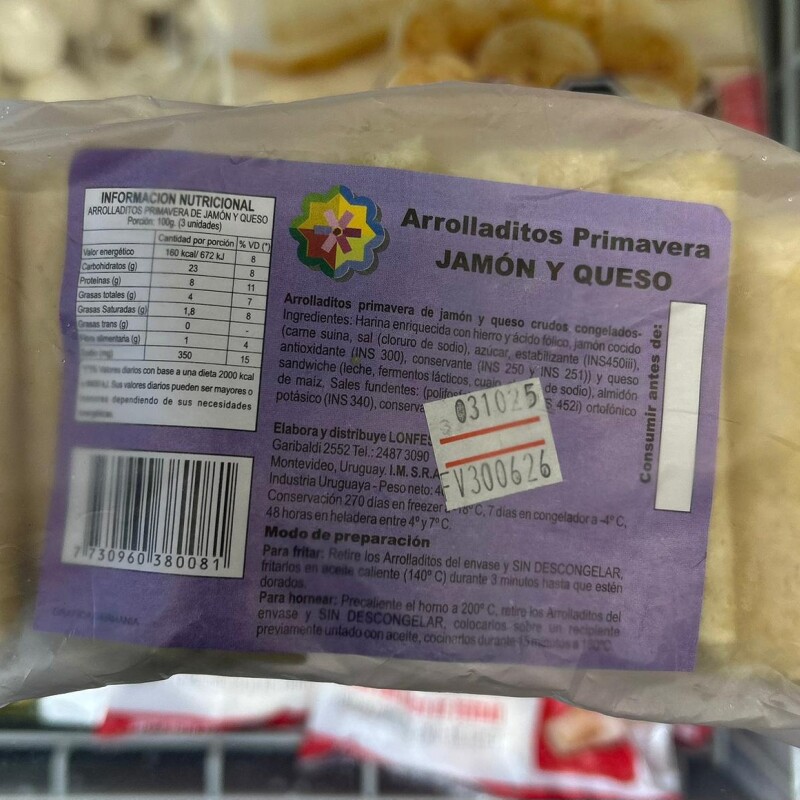 ARROLLADITOS DE COPETÍN JAMÓN Y QUESO X15 +SOLO PDE O WEB+ ARROLLADITOS DE COPETÍN JAMÓN Y QUESO X15 +SOLO PDE O WEB+