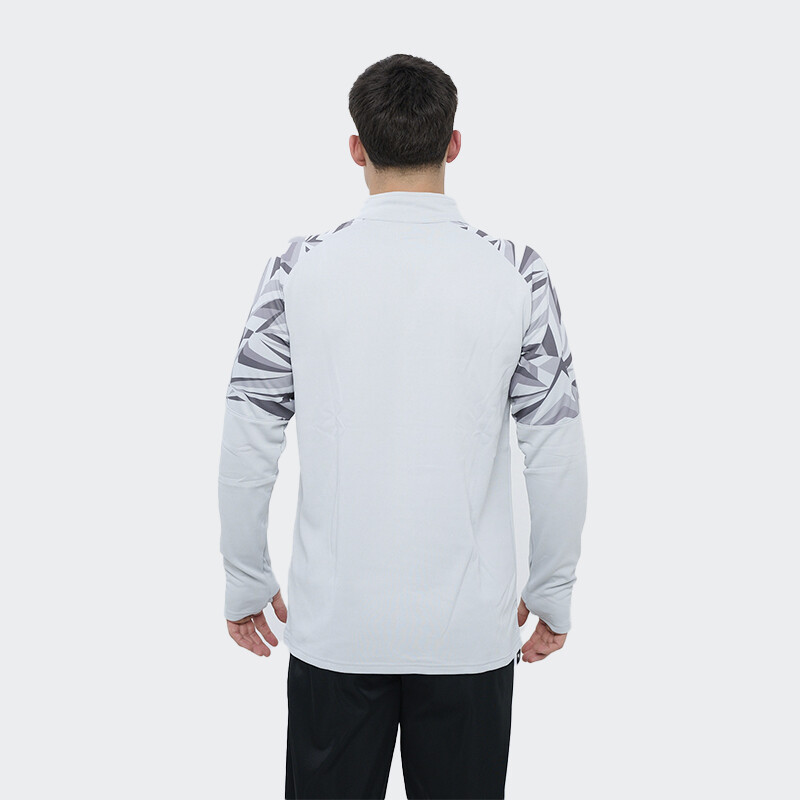 Buzo Umbro Medio Cierre Kick Off Gris