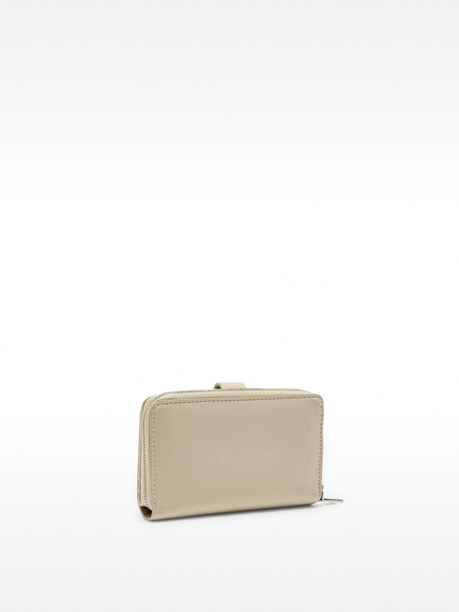 Cartera Con Textura Suave crudo
