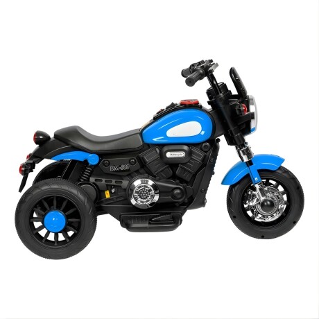 Moto Triciclo Eléctrico Lumax Infantil con Luces y Sonidos a Batería Azul