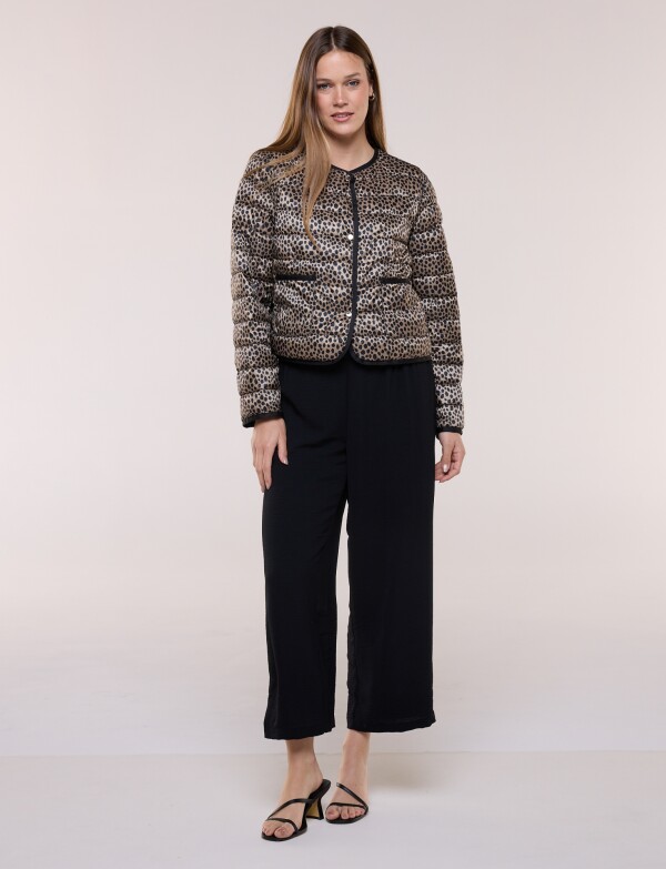 Campera Packable Reversible NEGRO