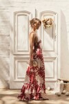 VESTIDO SERENELLA SUMMER MAXI RUBY RED GARDEN VESTIDO SERENELLA SUMMER MAXI RUBY RED GARDEN