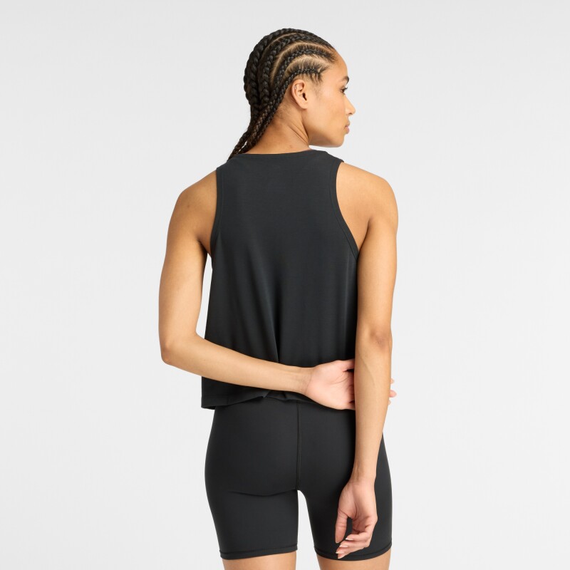 Musculosa New Balance de Dama - Drapey Tank - WT53157BK BLACK