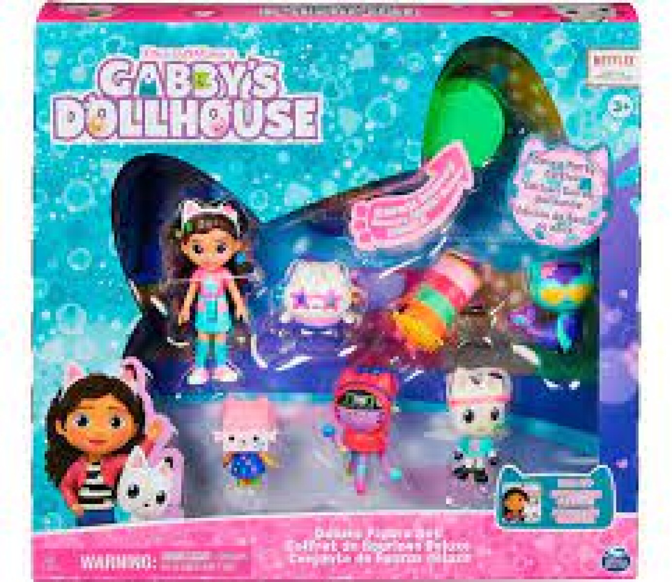 Gabby´s Dollhouse Set 7 Figuras Deluxe Con Sorpresas 