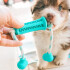 Juguete Perro Masticable Mordillo Mordedor Limpieza Dental Variante Color Celeste
