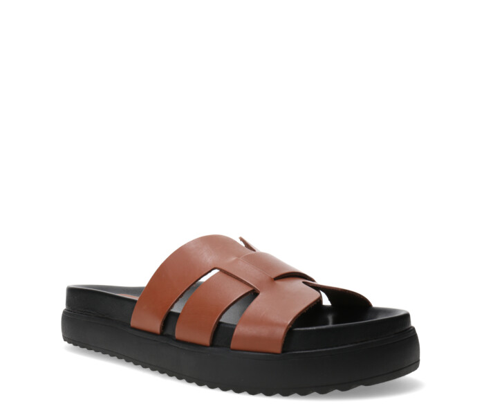 Sandalias de Mujer Bottero abierta Marrón - Blanco