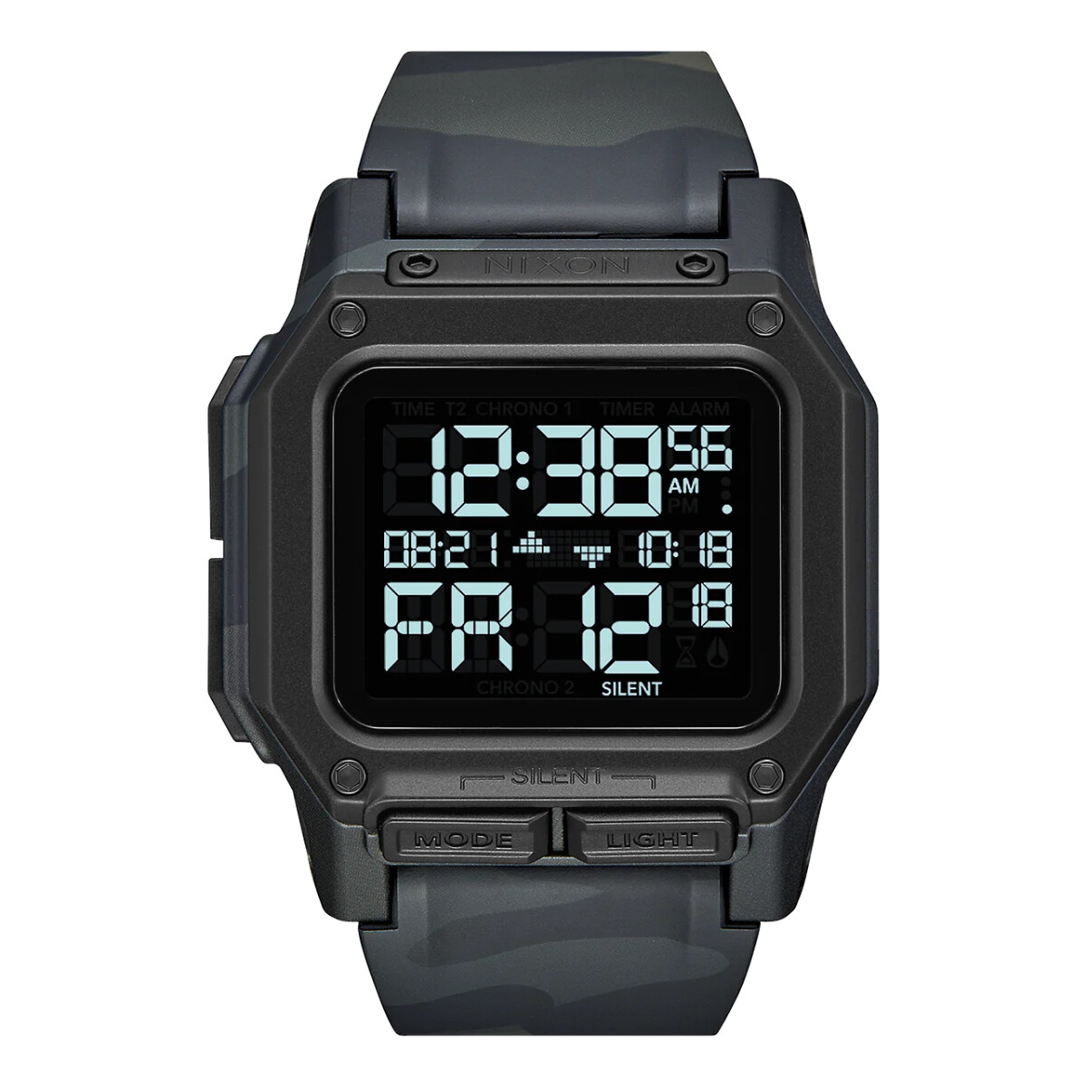Reloj Nixon Deportivo Silicona Negro 