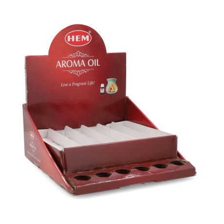 EXHIBIDOR DE CARTON HEM PARA ACEITES AROMATICOS Exhibidor De Carton Hem Para Aceites Aromaticos