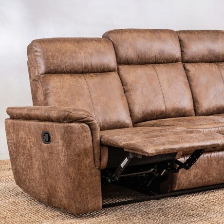 Sillón Reclinable 3 Cuerpos Thomas Chocolate Sillón Reclinable 3 Cuerpos Thomas Chocolate