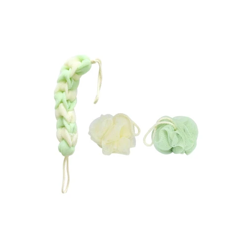 SET ESPONJA Y BOLA DE BAÑO 3 PIEZAS SET ESPONJA Y BOLA DE BAÑO 3 PIEZAS