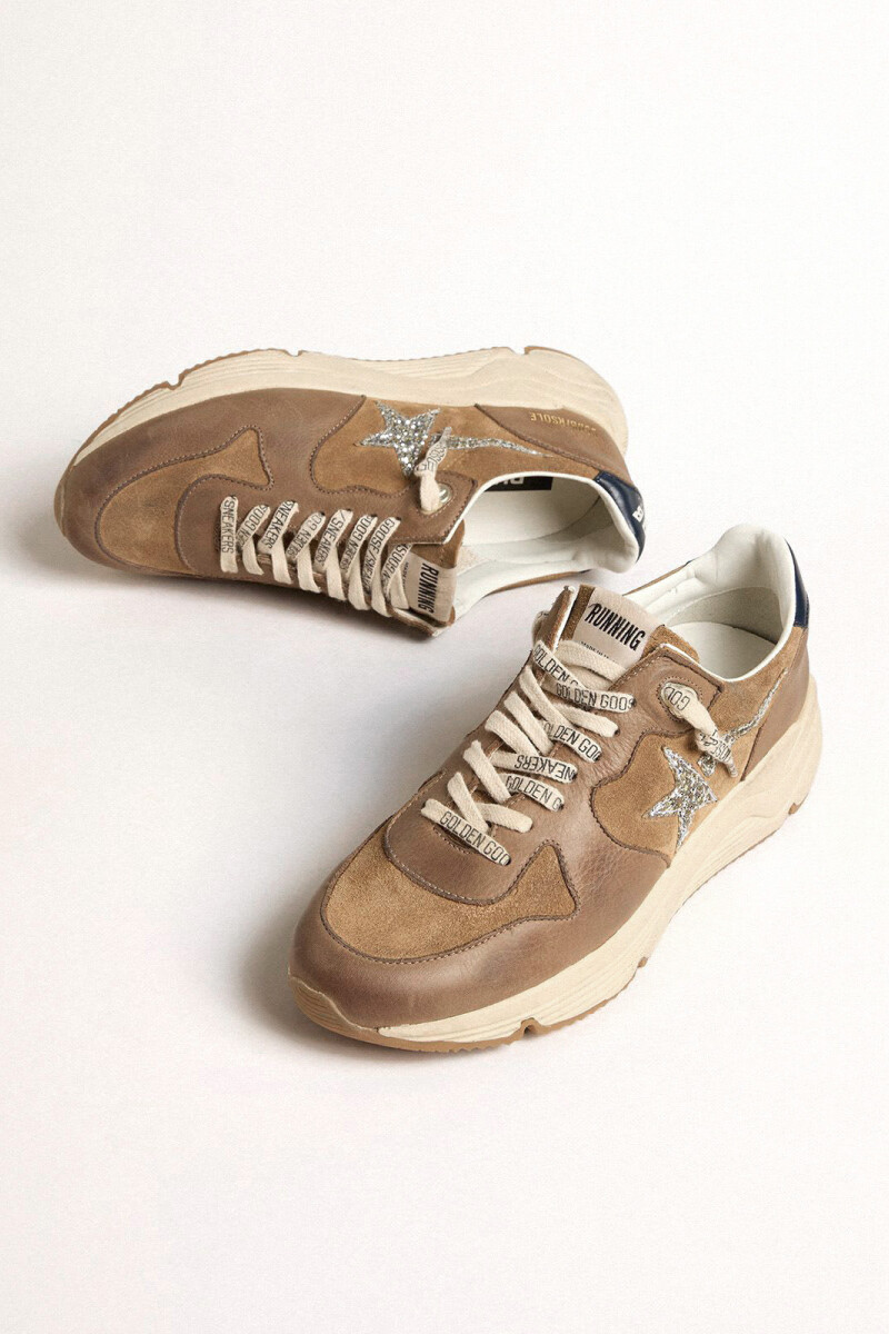 ZAPATILLA RUNNING SOLE Tabaco