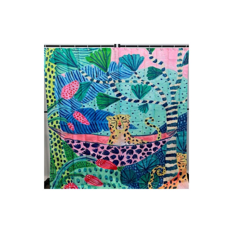 Cortina de Baño 180x180cm Tigre