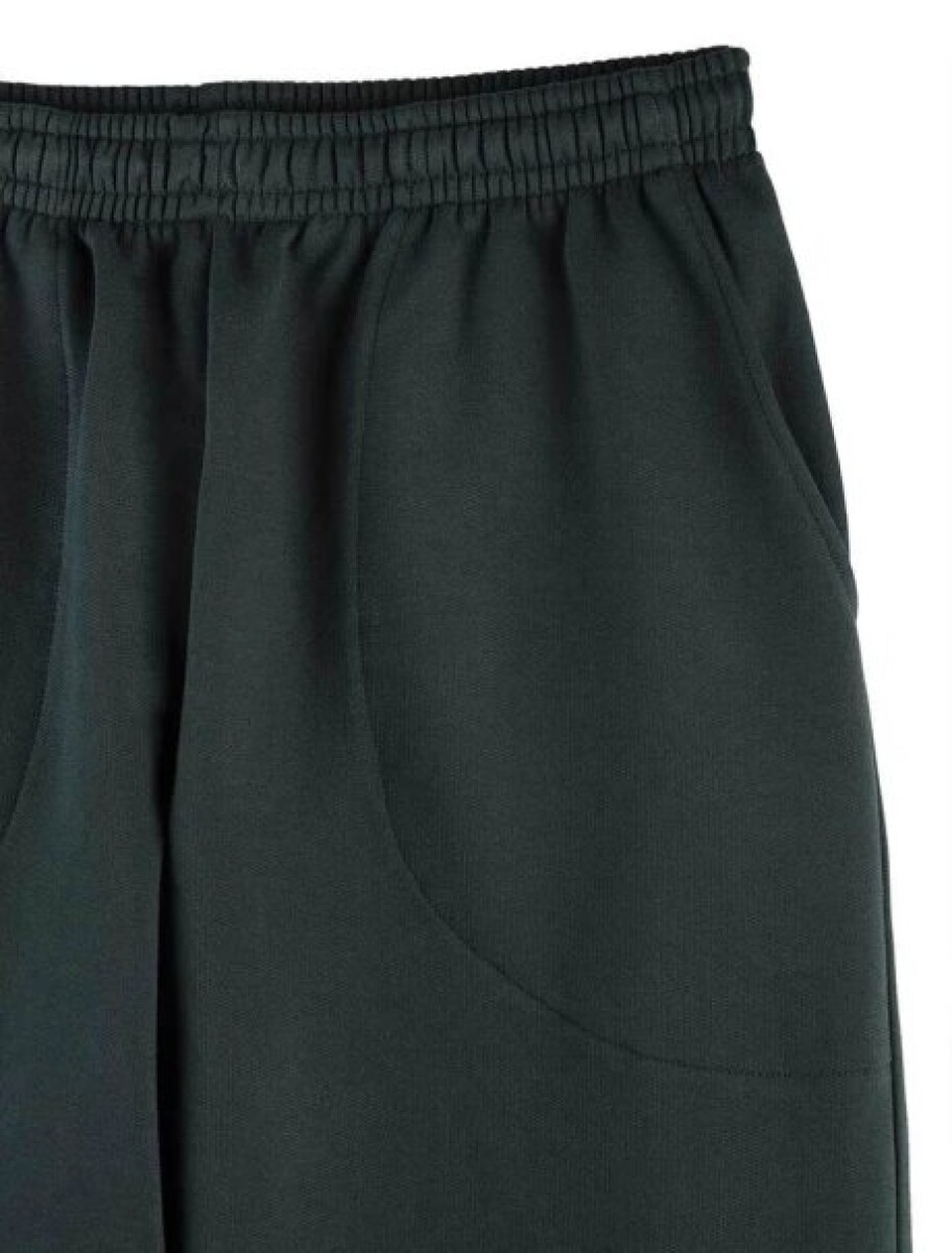 PANTALÓN DEPORTIVO INFANTIL UNISSEX CON FELPA - VERDE 