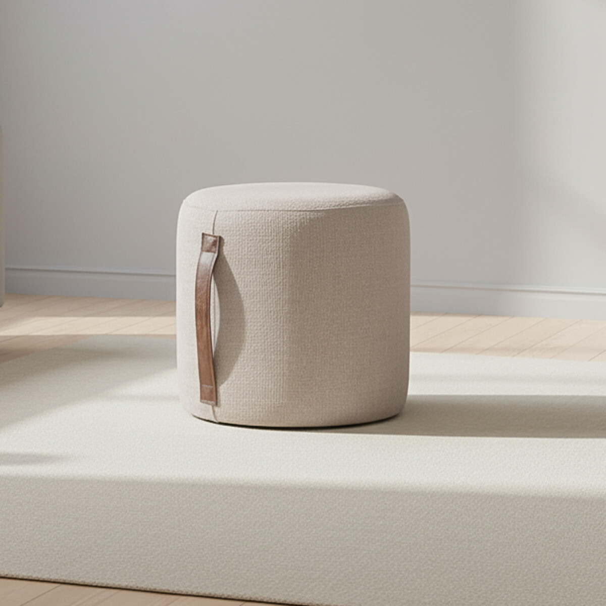 PUFF - TELA NATURAL-BEIGE TERRA BEIGE 