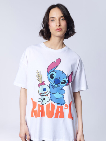 Remera manga corta Stitch