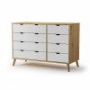 Cómoda 8 Cajones Madera - Linea Dublin Blanco