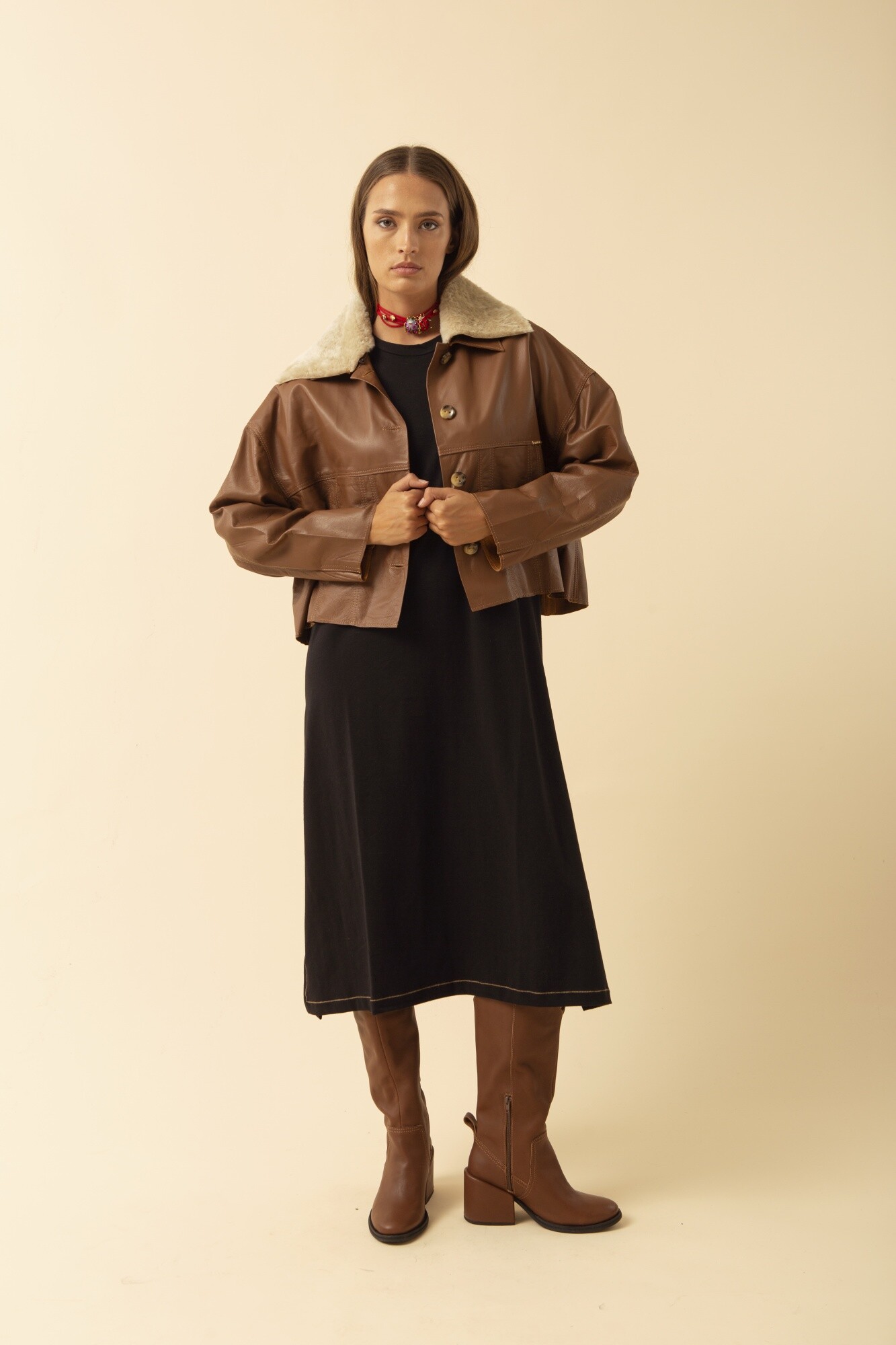 CAMPERA BRUMA COURO - Suela — Savia