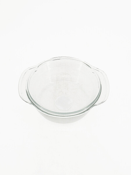 RECIPIENTE VIDRIO TEMPLADO TRANSPARENTE