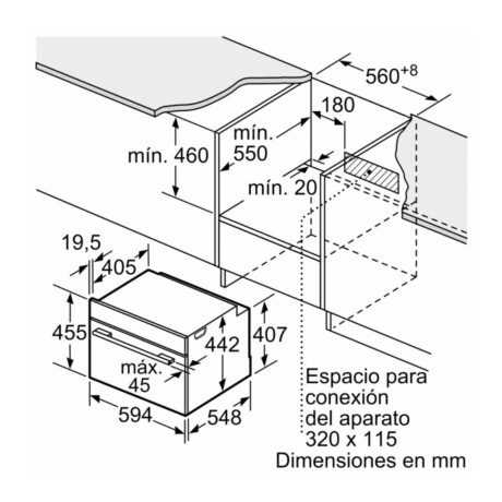 HORNO DE EMPOTRAR BOSCH 47-LITROS CBG7341B1