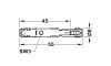 Herraje conector expansible 262.11.117 x100 Herraje Conector Expansible 262.11.117 X100