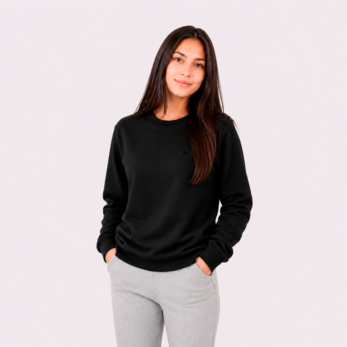 BUZO DEPORTIVO ADULTO UNISSEX - NEGRO 