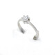 Anillo Solitario En Platino Y Brillante Anillo Solitario En Platino Y Brillante
