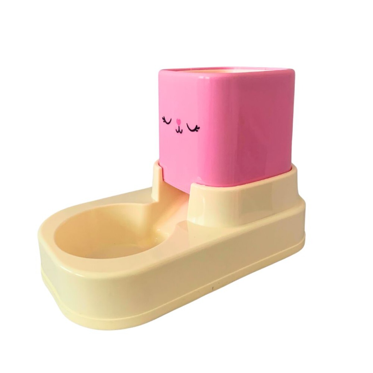 Dispensador Comedero/Bebedero 1800 ml Rosa 