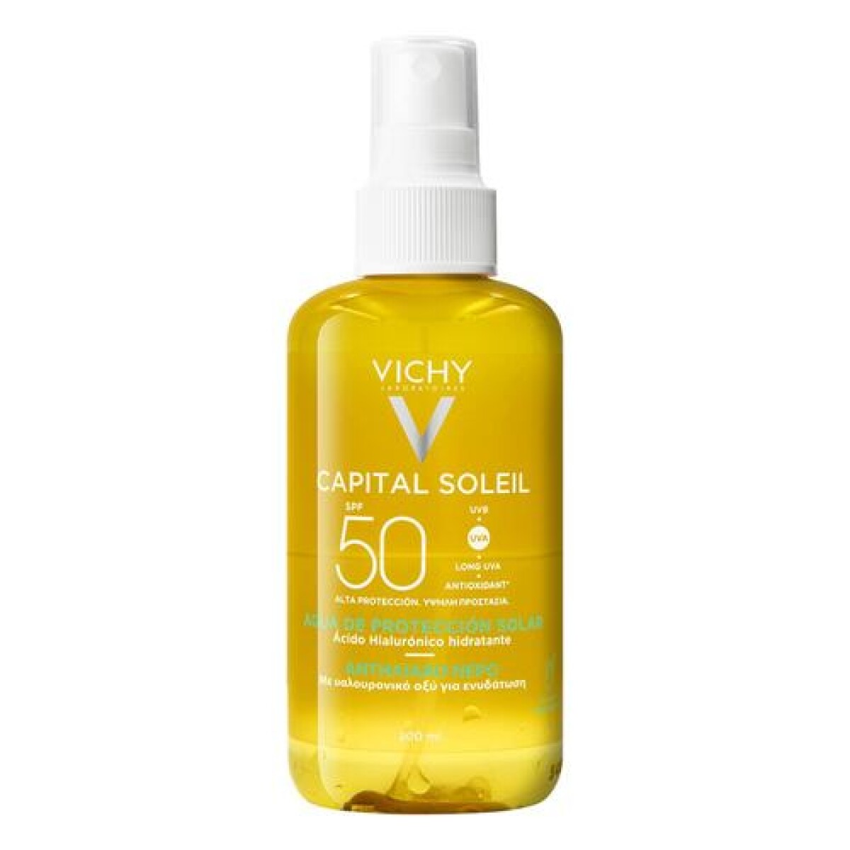 Agua Protectora e Hidratante FPS 50 Capital Soleil 200 ml - Vichy 