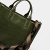 Cartera de Mano Capri En Cuero Liso Verde