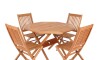 Conjunto 4 Sillas + Mesa Plegables para Patio - Ipanema Conjunto 4 Sillas + Mesa Plegables para Patio - Ipanema