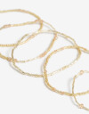 Pulseras Elásticas Sets Canutillos Pulseras Set Canutillos - Dorado