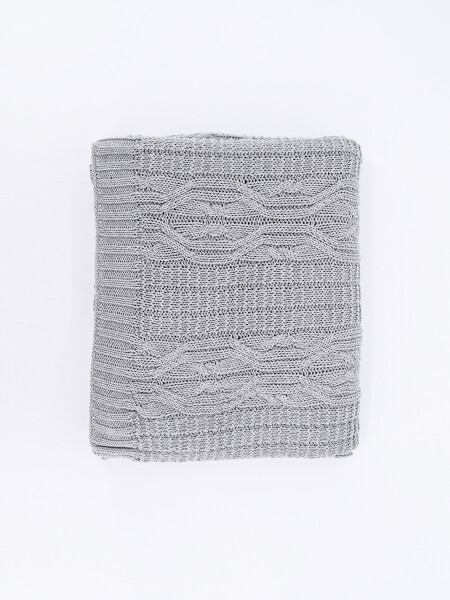 MANTA THROW GRIS