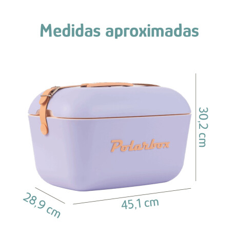 Conservadora Térmica Retro 20L Polarbox Playa Camping Viajes Malva/naranja