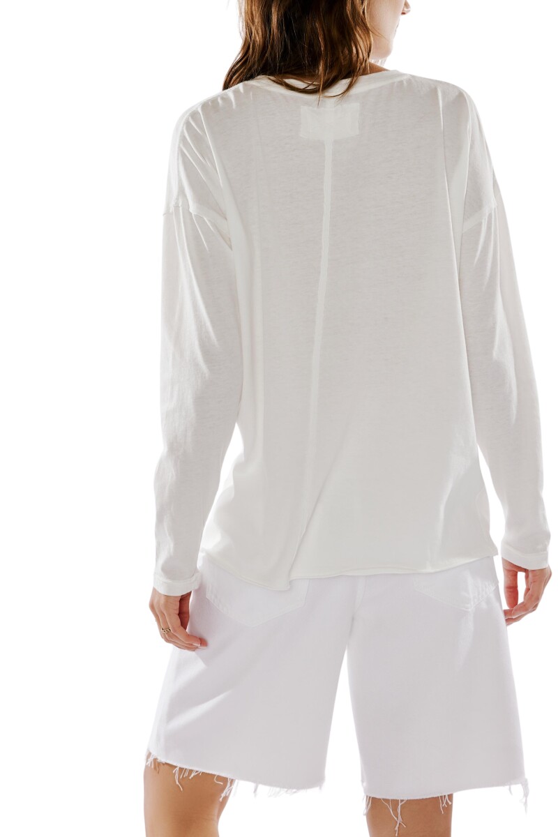 NINA TEE LS Marfil