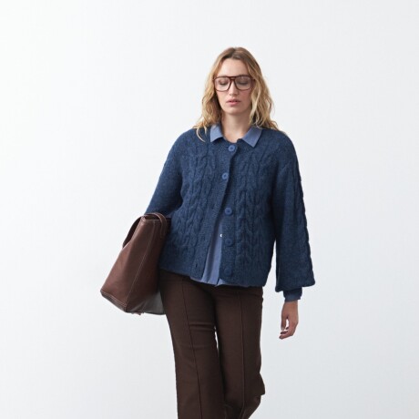 CARDIGAN BOREAL Azul Marino
