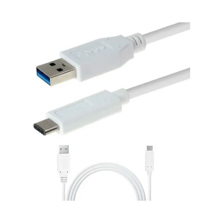 Cable USB a USB tipo C de 2 metros de largo Cable USB a USB tipo C de 2 metros de largo