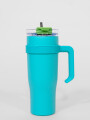 Vaso Con Tapa + Sorbito Canteras Estampado 1