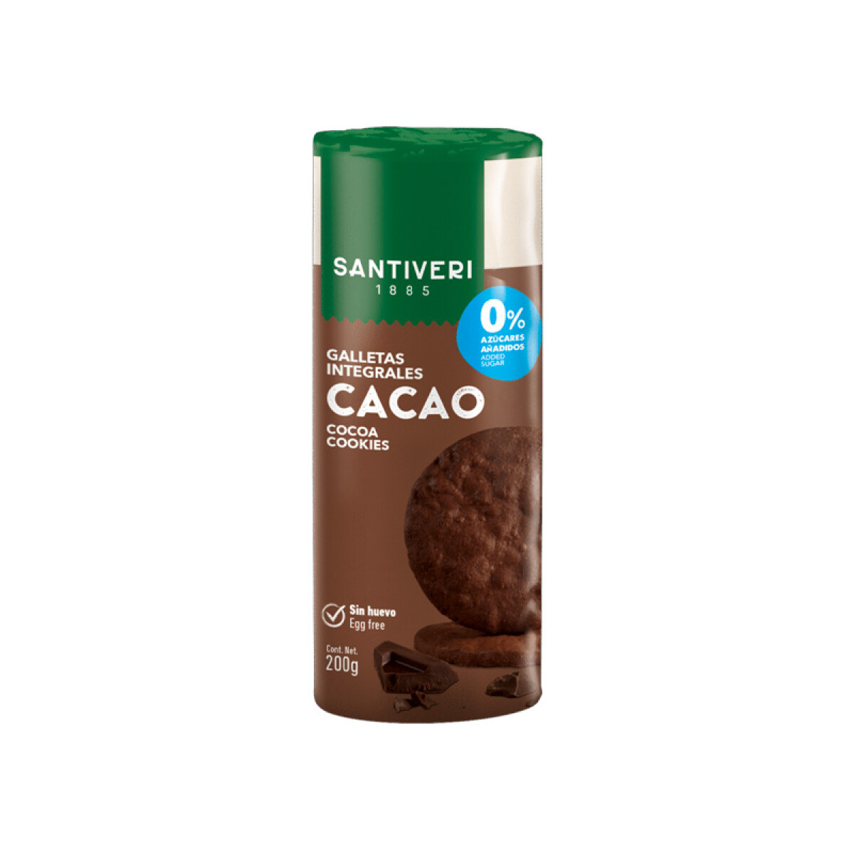 Galletas De Cacao Sin Azúcar Santiveri 