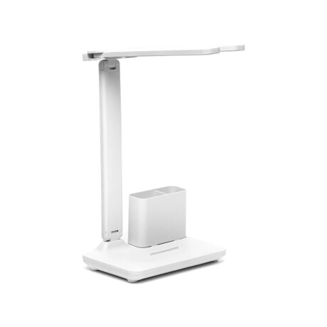 Lámpara Con Porta Lápices Luz Led BLANCO